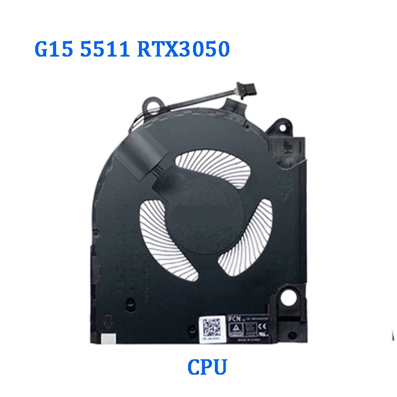 NEW ORIGINAL Laptop CPU GPU Cooling Fan For DELL G15 5510 5511 5515 2021 RTX3050 RTX3060 RTX3070 CN-0203MH  Dell laptop repair parts