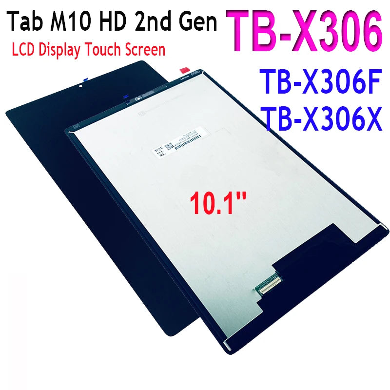 New 10.1" LCD For Lenovo Tab M10 HD 2nd Gen TB-X306F TB-X306X TB-X306 TB X306 LCD Display Touch Screen Digitizer Assembly Lenovo tablet repair parts