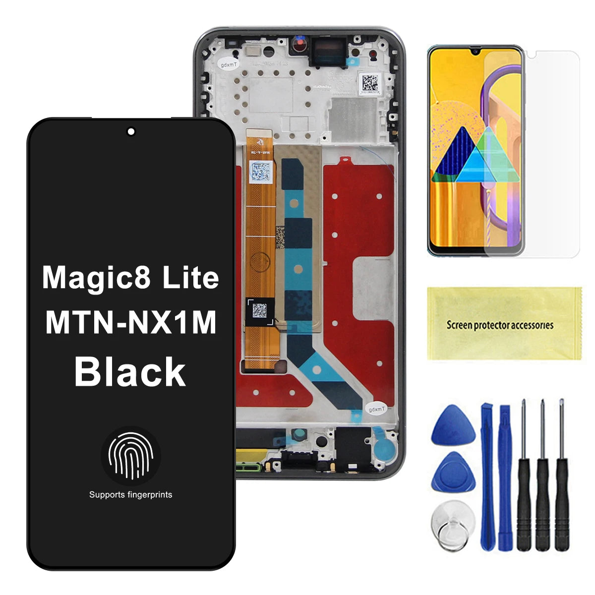 6.79'' For Honor Magic8 Lite MTN-NX1M LCD for HUAWEI Honor Magic 8 Lite LCD Touch Screen Digitizer Assembly Replacement Parts HUAWEI phone repair parts