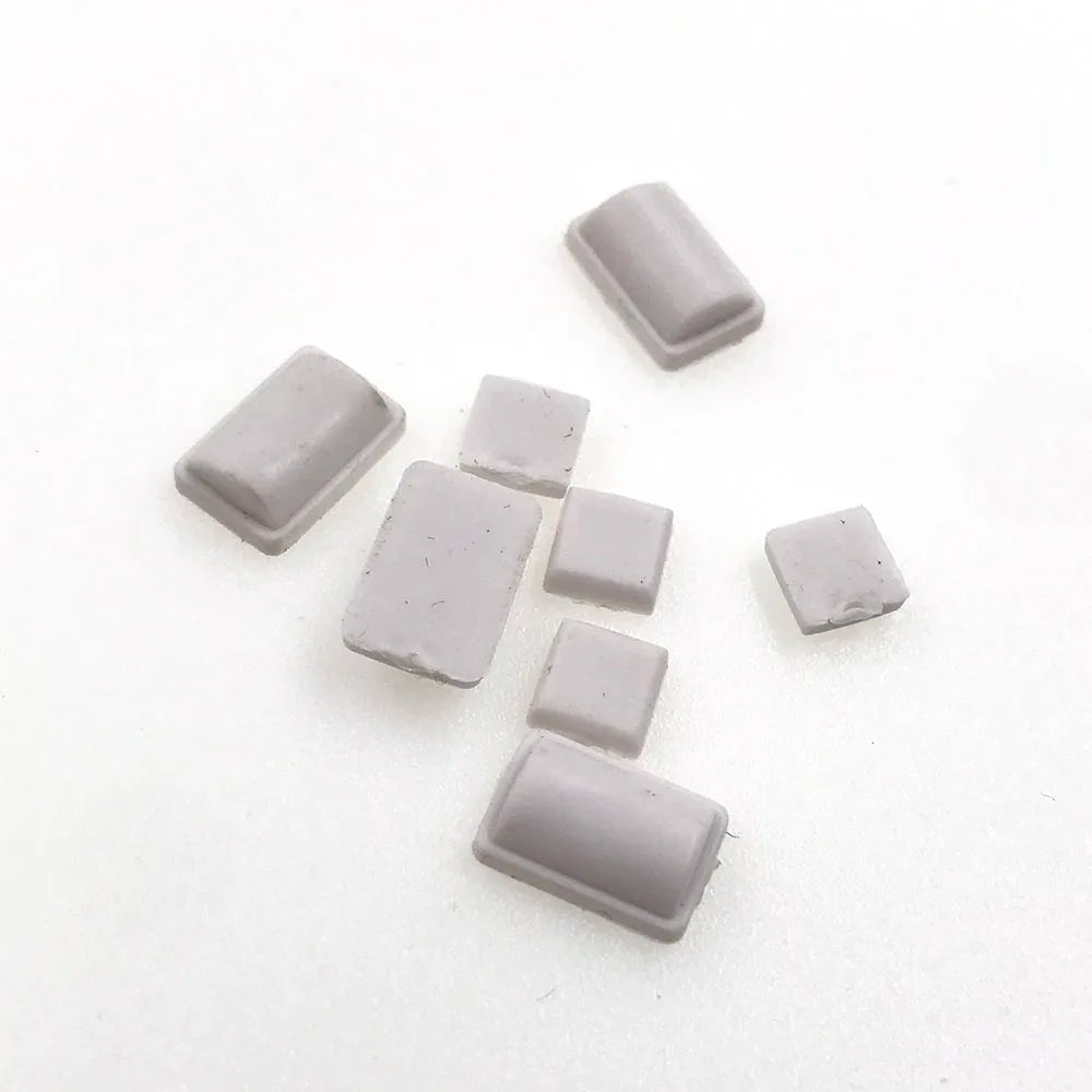1-5Set For Nintendo Console WII Non-slip Rubber Pad Dust Plugs Screw Feet Cover Replacement Game console repair parts