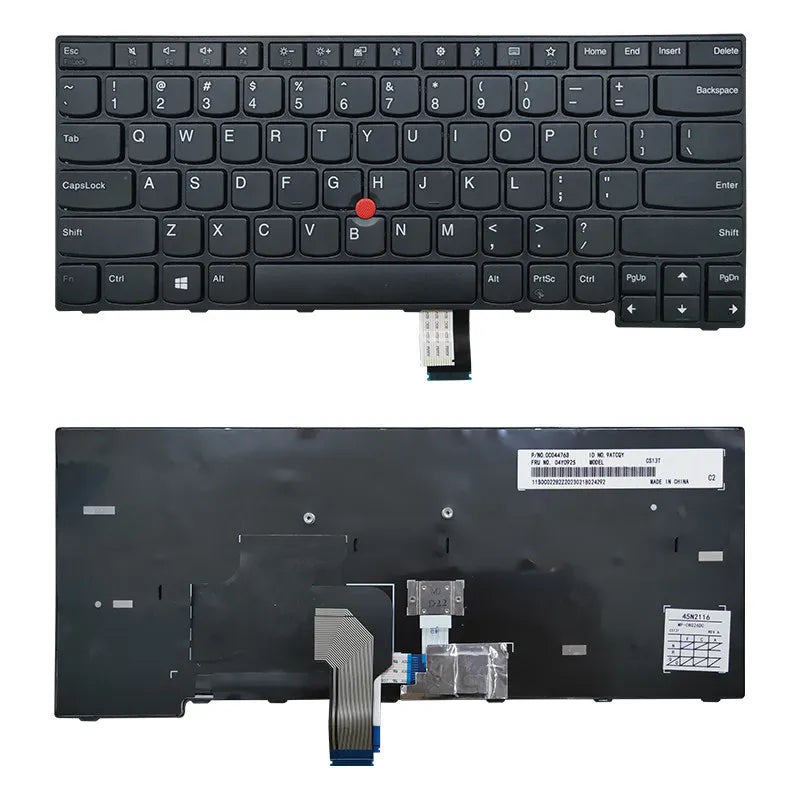 Upper case keyboard for Lenovo S2 T460s T470p T480 E431 E440 E450 T495 T490S keyboard keycap Lenovo laptop repair parts
