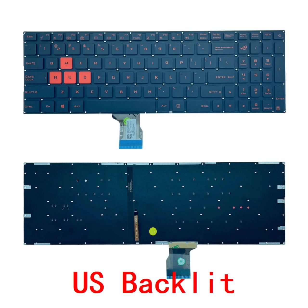 New US Russian Spanish Laptop Backlit Keyboard For ASUS ROG Strix GL702 VT GL702VM GL702VS GL502 VM GL502VS Replacement  ASUS laptop repair parts