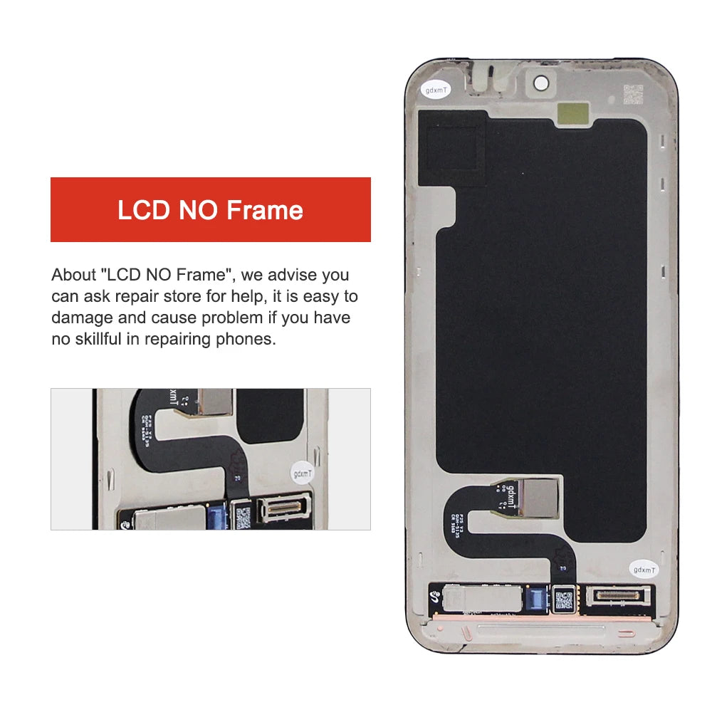 6.8'' For Google Pixel 10 Pro XL LCD Display Screen Touch Panel Digitizer Replacement Parts Pixel 10 Pro XL WithFingerprint Google phone repair parts