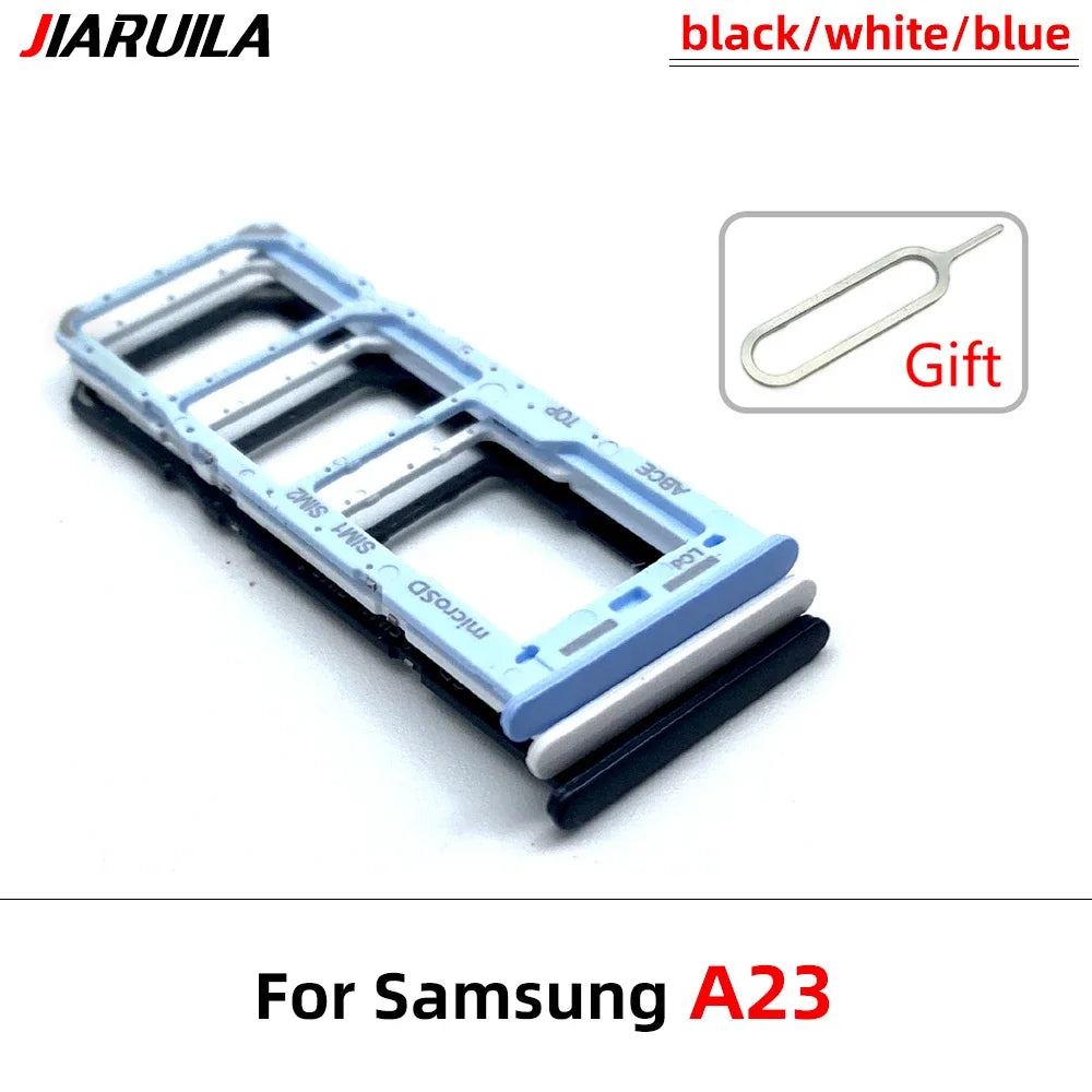 New For Samsung A23 A33 A53 A73 5G SIM Card Tray Slot Holder Replacement Parts Samsung phone repair parts