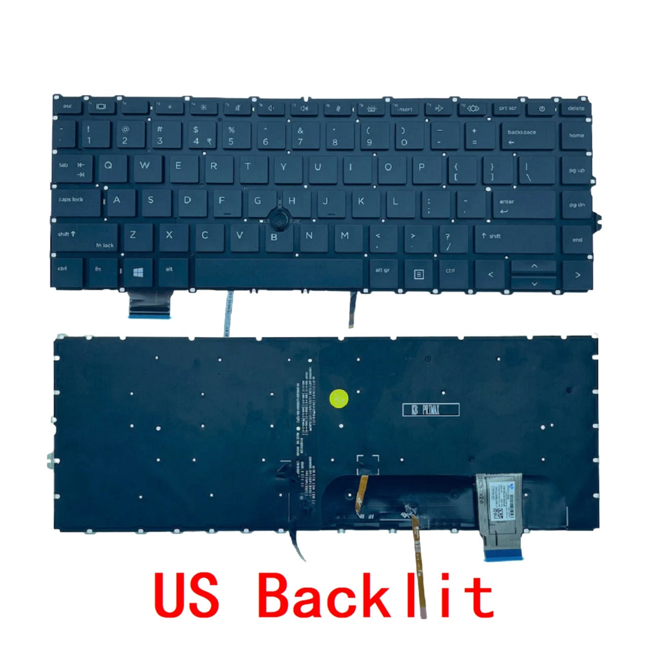 New US Russian Spanish Portuguese Laptop Backlit Keyboard For HP EliteBook 840 G7 / 845 G7 / 840 G8 / 845 G8 / 745 G7 / 745 G8  HP laptop repair parts