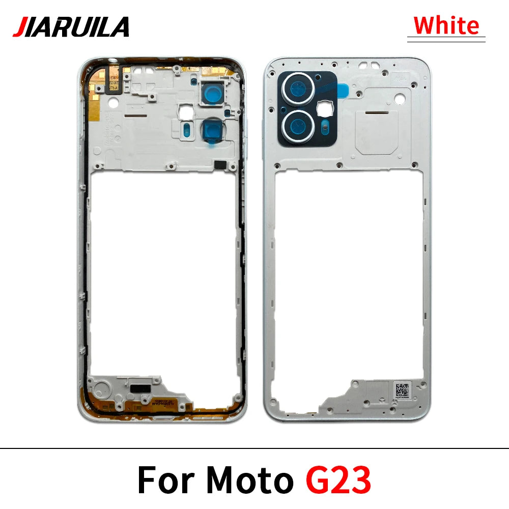 New Middle Frame Holder Housing Bezel Plate For Motorola Moto G04 G23 G34 G53 G54 G62 G72 G73 5G Replacement Repair Parts Motorola phone repair parts