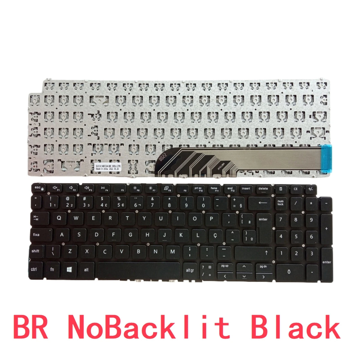 US RU SP BR Backlit Keyboard For Dell Latitude 3510 P101F Vostro 5501 5502 P102F 5590 P88F Inspiron 7500 7501 7506 7590 7591Dell laptop repair parts