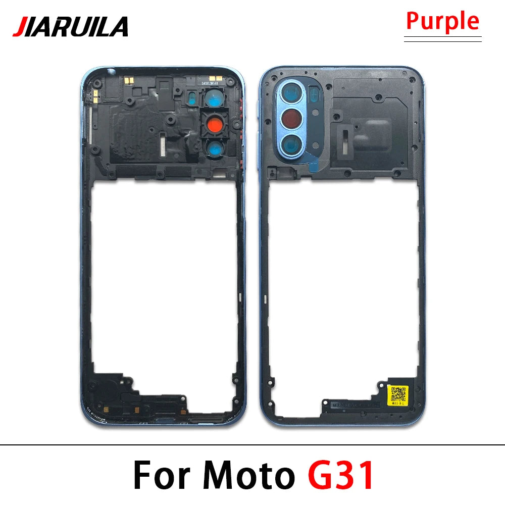 For Motorola Moto G13 G23 G53 G31 G41 G71 G50 5G Middle Frame Holder Housing Replacement Repair Parts Motorola phone repair parts