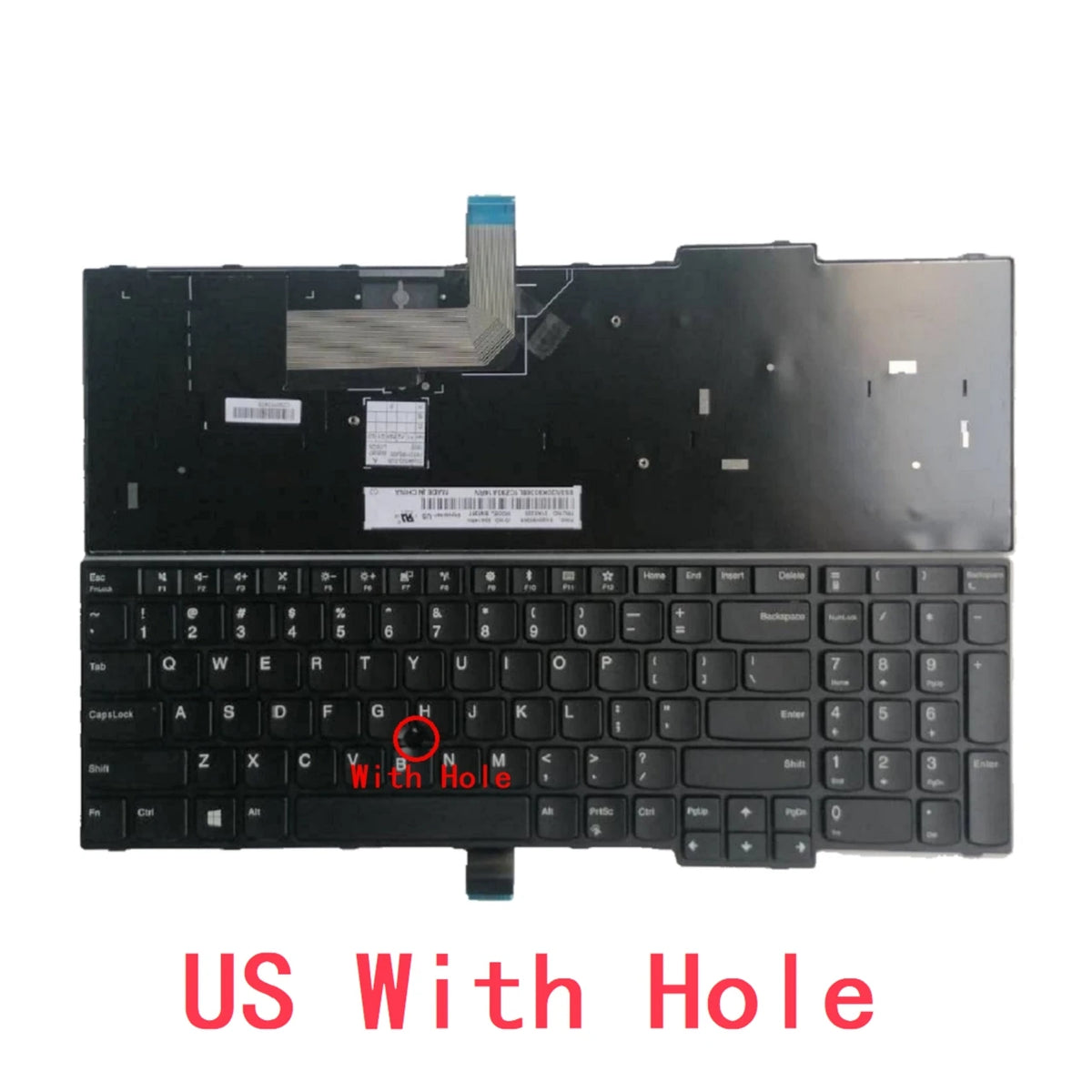 New US Russian Spanish Latin Brazil Laptop Keyboard For Lenovo Thinkpad E570 E575 E570C Notebook PC Replacement Lenovo laptop repair parts