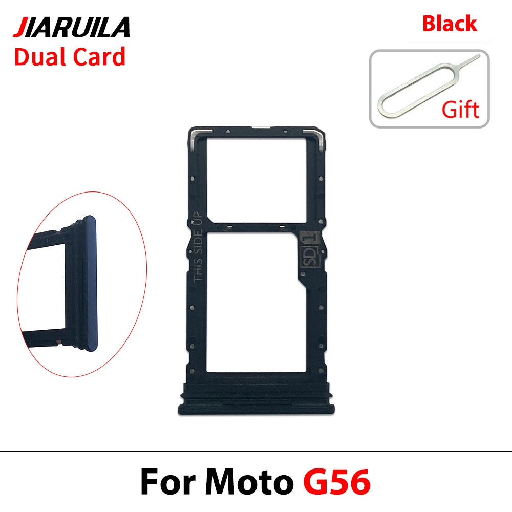 New For Motorola Moto G05 G15 G25 G75 G85 G56 G96 SIM Card Tray Slot Holder Adapter Accessories Motorola phone repair parts