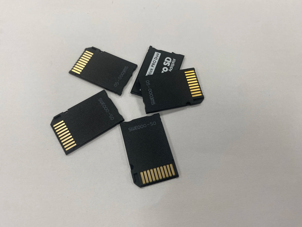 1/2/5/10PCS for PSP Adaptor Memory Stick Pro Duo Adapter Card Reader for PSP1000 2000 3000 Game console repair parts