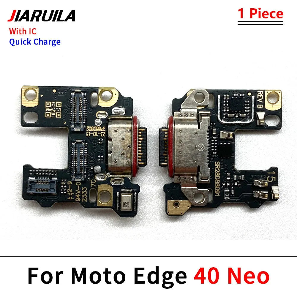 For Motorola Moto Edge 20 Lite S 40 30 50 Neo Fusion Ultra Pro Plus USB Charging Port Dock Charger Connector Board Flex Cable Motorola phone repair parts