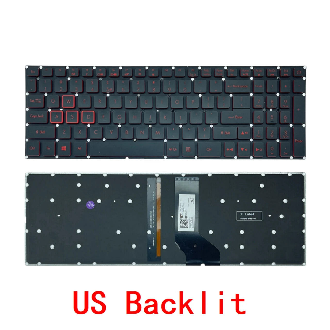 New US Russian Spanish Brazil Backlit Keyboard For Acer Nitro 5 AN515 AN515-51 AN515-52 AN515-53 AN515-41 AN515-42 AN515-31 Acer laptop repair parts