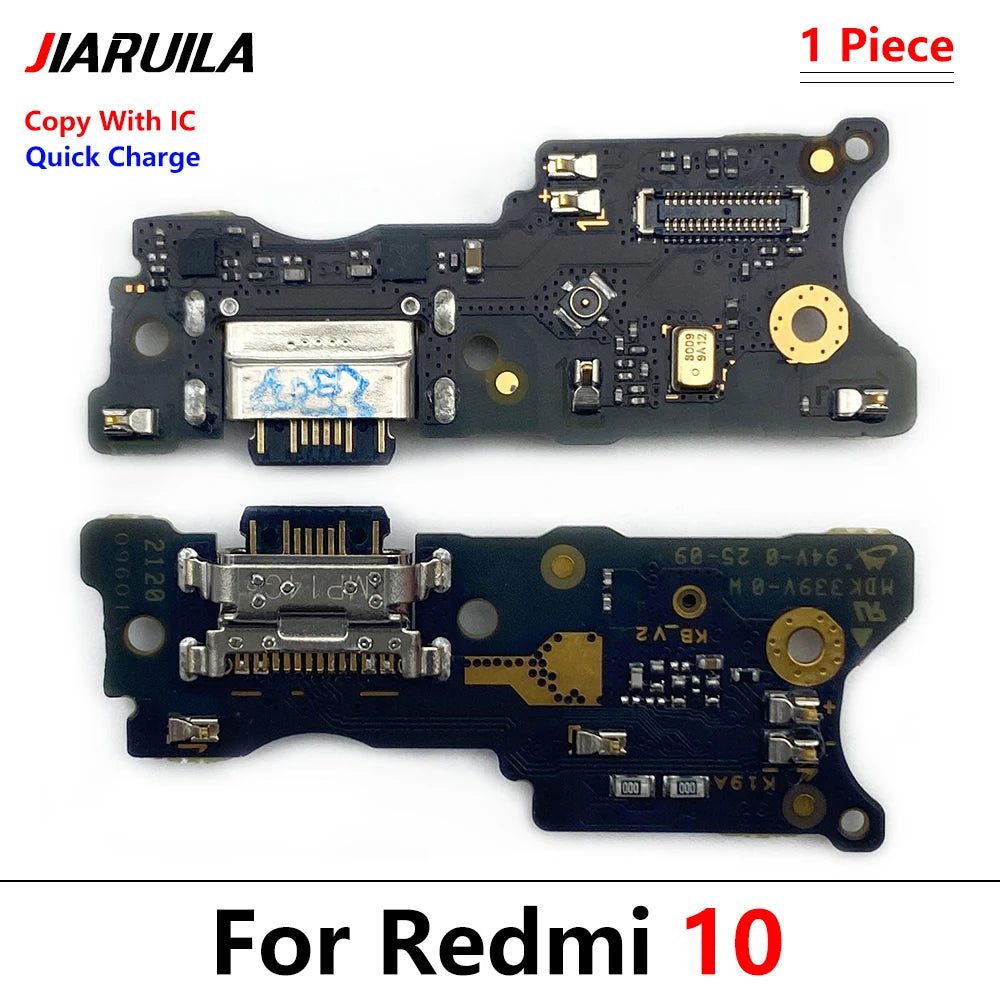 USB Charging Port Micro Dock Connector Board Flex Cable For Xiaomi Redmi 9 9C 9A 9T 8 8A 10 10A 10C Prime 12 12C 13 13C 4G 5G  Xiaomi  Xiao mi phone repair parts