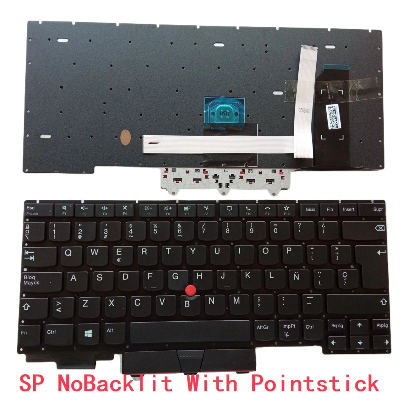 New US Spanish Laptop Backlit Keyboard For Lenovo Thinkpad E14 GEN2 Notebook PC Replacement Lenovo laptop repair parts
