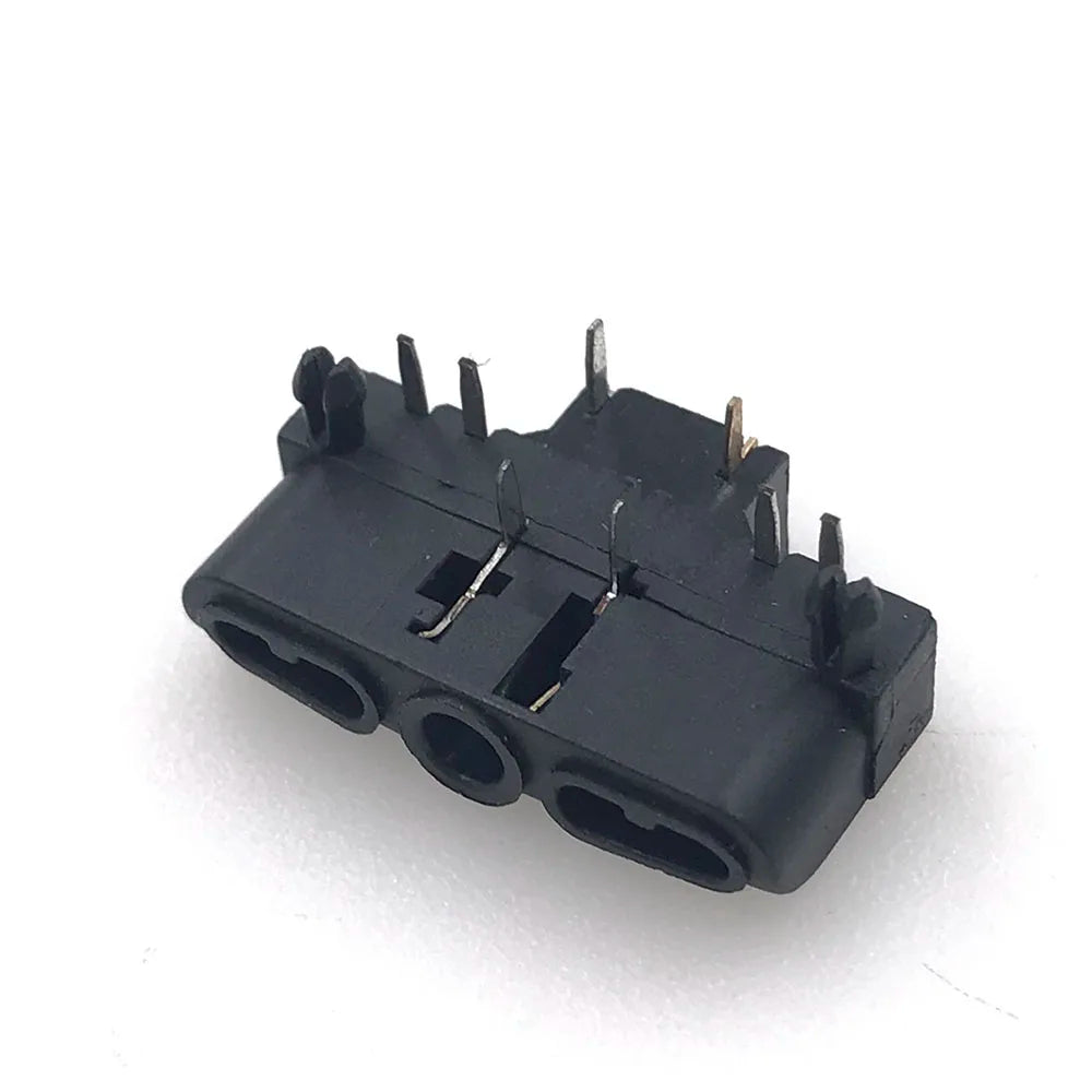 2pcs Black & Grey Headphone Jack Earphone Socket Slots For XBOX360 Wireless Wired Controller Replacement Game console repair parts
