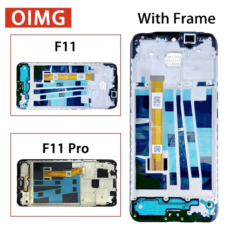 Tested For OPPO F11 LCD CPH1913 Display Touch Screen Assembly Digitizer For OPPO F11 Pro F11Pro CPH1969 LCD Oppo phone repair parts Realme phone repair parts