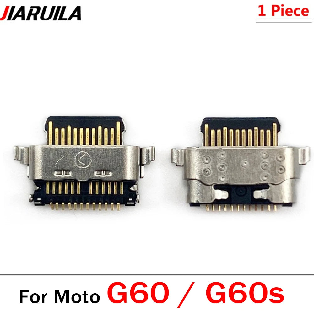 10Pcs， Micro USB Connector Charging Port Jack For Moto G04 G14 G22 G32 G62 G31 G51 G52 G13 G23 G53 G54 G10 G20 G30 G50 G60 G60s Motorola phone repair parts