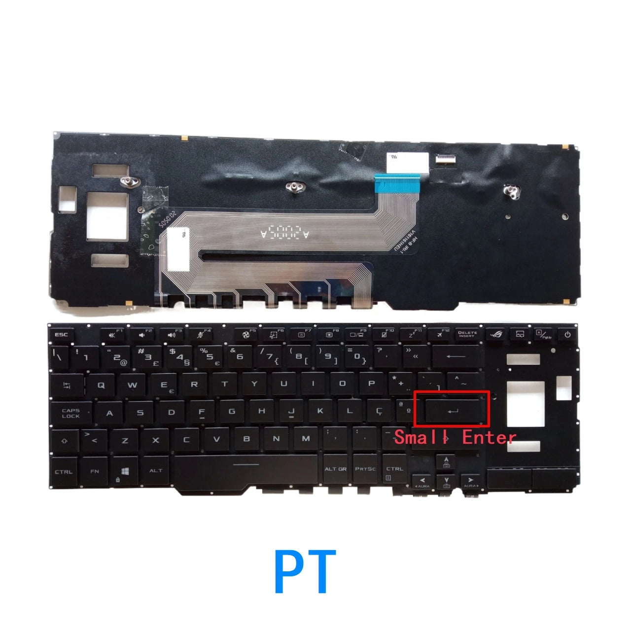 New US Portuguese Language  RGB Keyboard For ASUS ROG Zephyrus Duo 15"inch GX550L GX550 GX550LXS GX550LWS GX551 GX551Q ASUS laptop repair parts