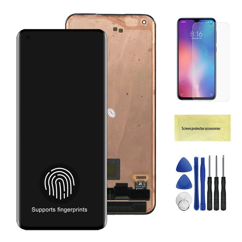 6.81" Screen for Xiaomi Mi 11 Ultra M2102K1G M2102K1C Lcd Display Digital Touch Screen with Frame for Mi11 Ultra Replacement Xiaomi phone repair parts