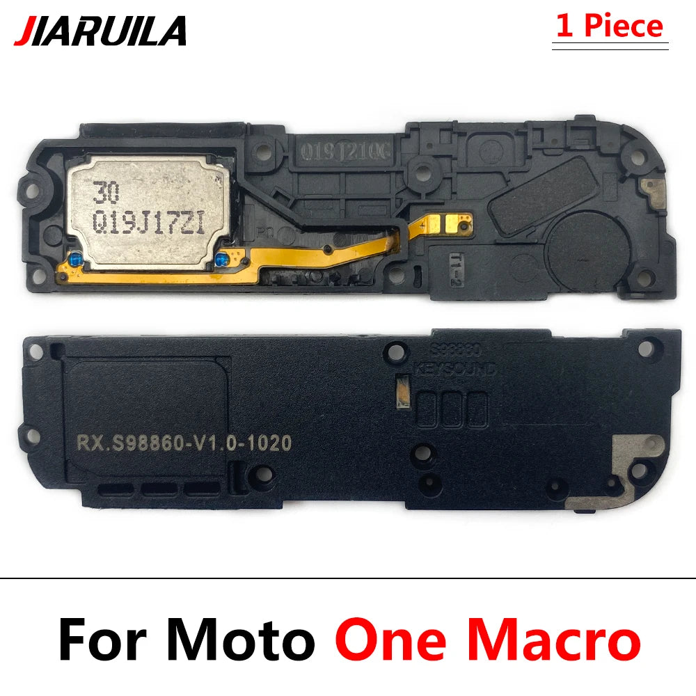 For Motorola Moto One Vision Hyper Fusion Plus Zoom Macro One 5G ACE Loudspeaker Bottom Loud Speaker Buzzer Ringer Flex Cable Motorola phone repair parts