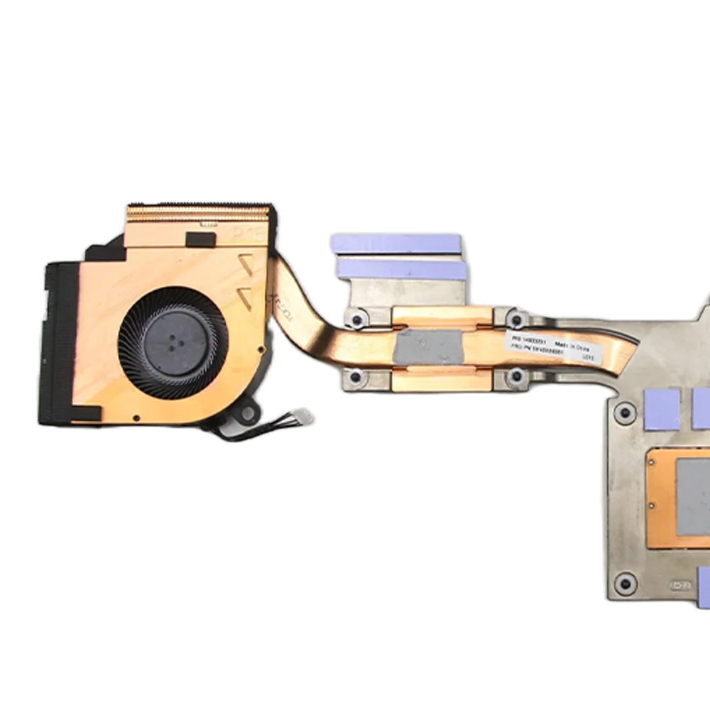 Original For Lenovo ThinkPad P15 Gen 1 T15g Gen 1 Laptop Fan Heatsink CPU Cooler Cooling Fan FRU:5H40X89381 5H40X89383 Lenovo laptop repair parts