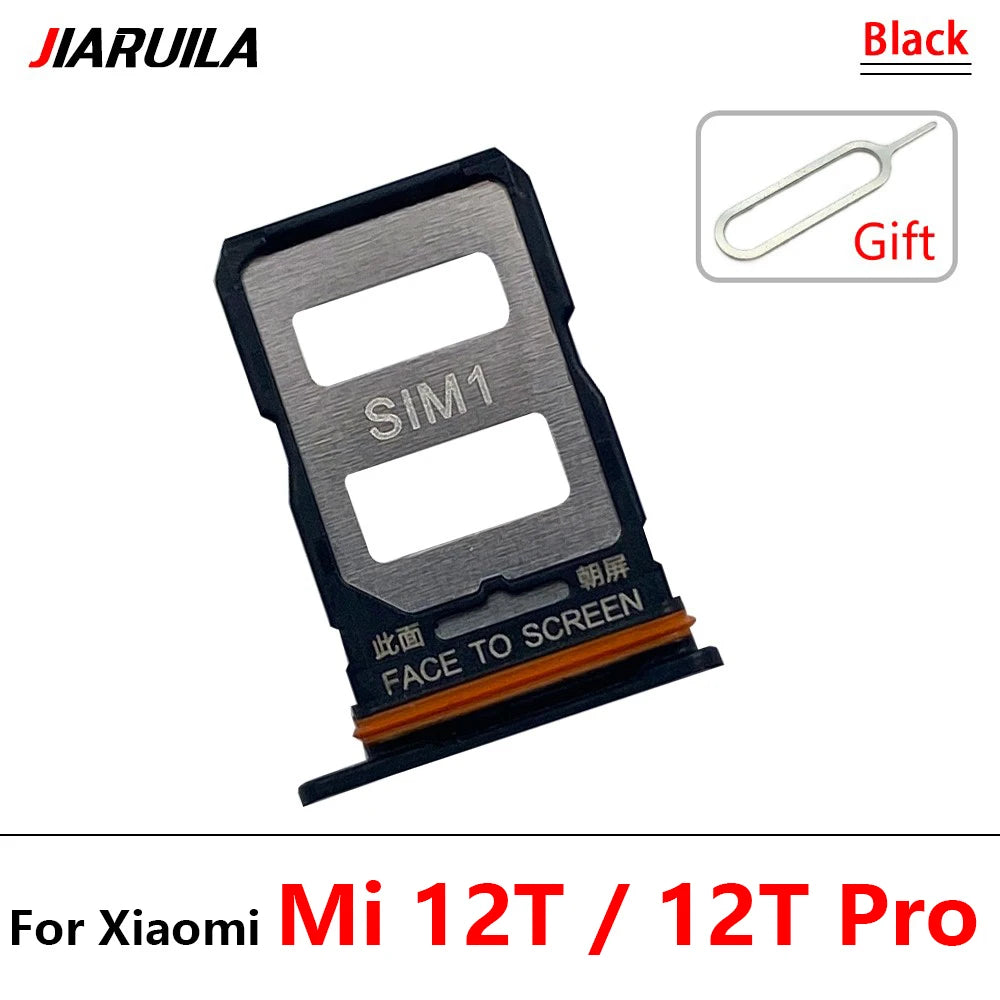 New For Xiaomi Mi 12 12T Pro 12 Lite 12s SIM Card Slot SD Card Tray Holder Adapter Replacement Parts  Xiaomi  Xiao mi phone repair parts