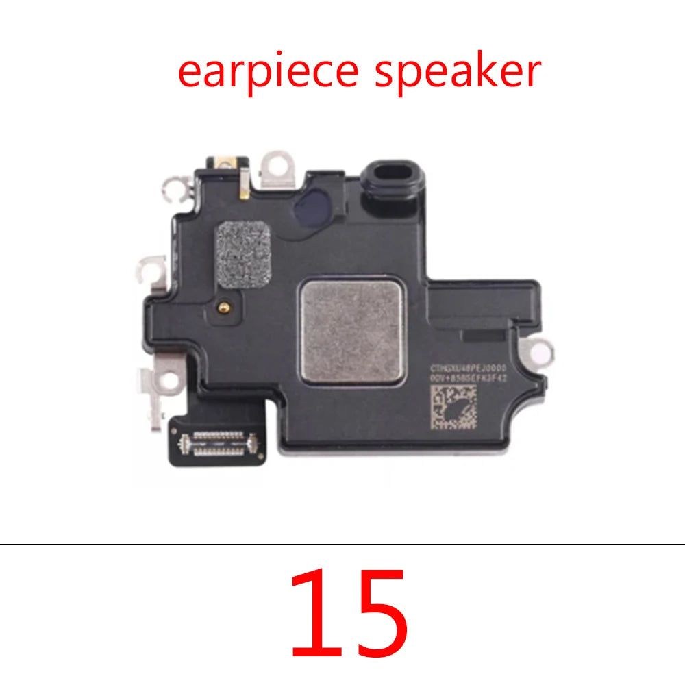 Front Earpiece Flex Cable for iPhone 15  Plus 16 Pro Max Ear Lound Buzzer Sound Speaker Headset fix  Parts iPhone phone repair parts