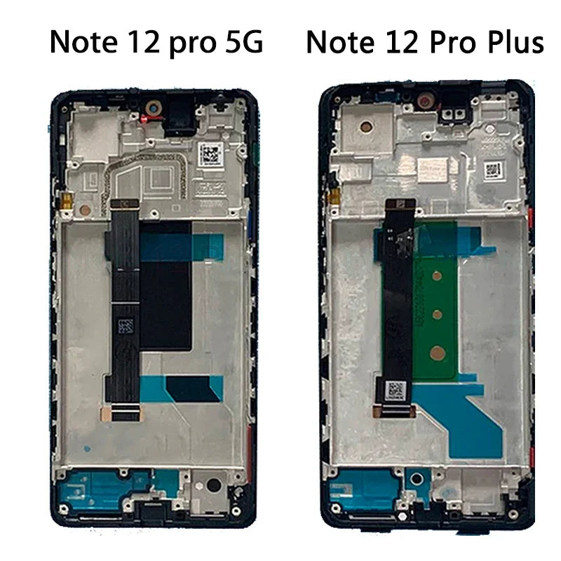 AMOLED For Redmi Note 12 Pro+ 12Pro Plus For Xiaomi Redmi Note 12 Pro 5G 22101316C LCD Display Touch Screen Digitizer Assembly Xiaomi phone repair parts