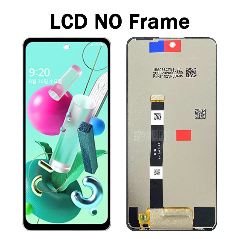 6.67' New for LG Q92 5G LM-Q920N LCD Display Touch Screen Digitizer Parts for LG Q92 Display Replacement Repair LG phone repair parts