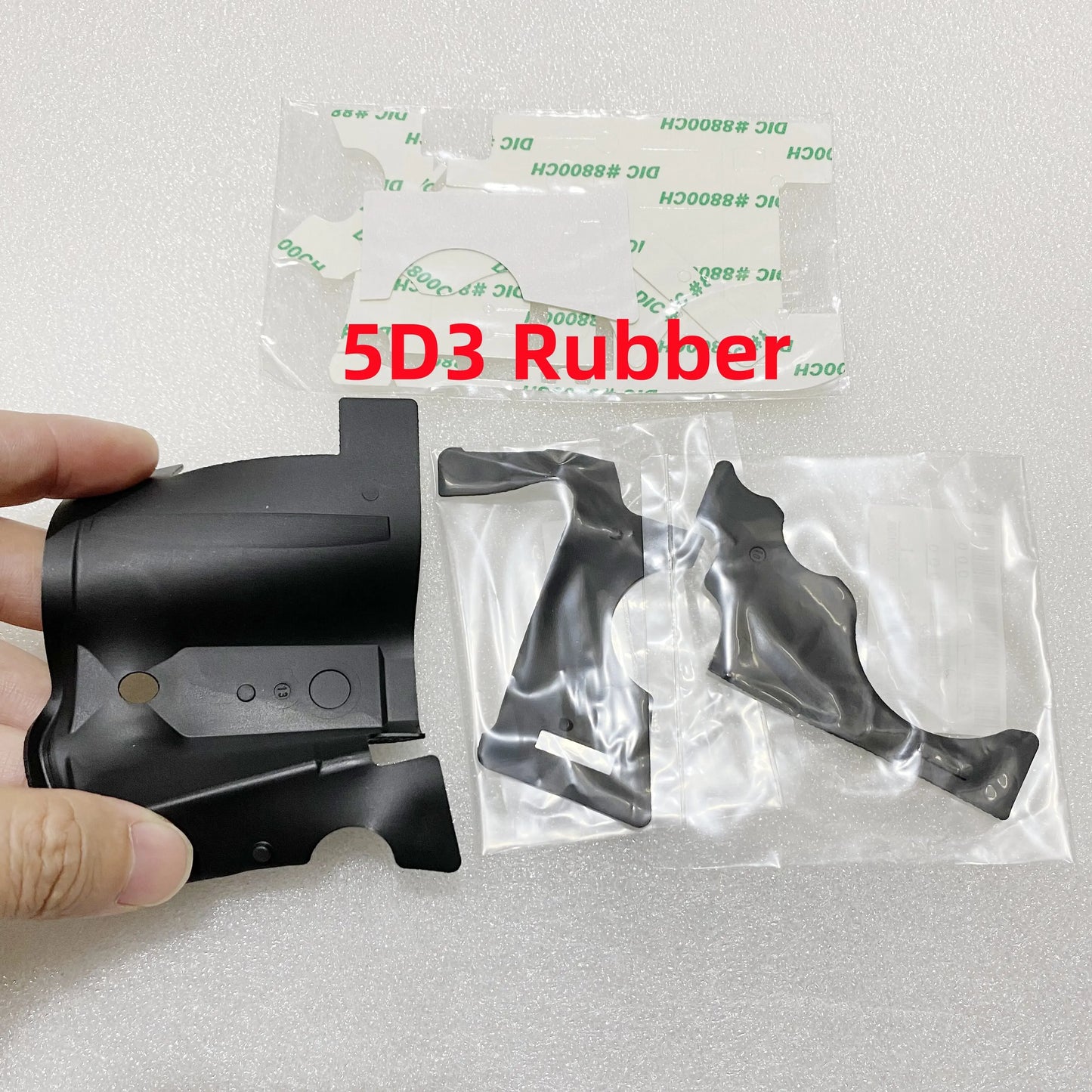 New Original Rubber Set for Canon 5D3 5DIII 5D Mark III Hands Rubber Side Rubber And Thumb Rubber Replacement Parts  Digital Camera repair parts