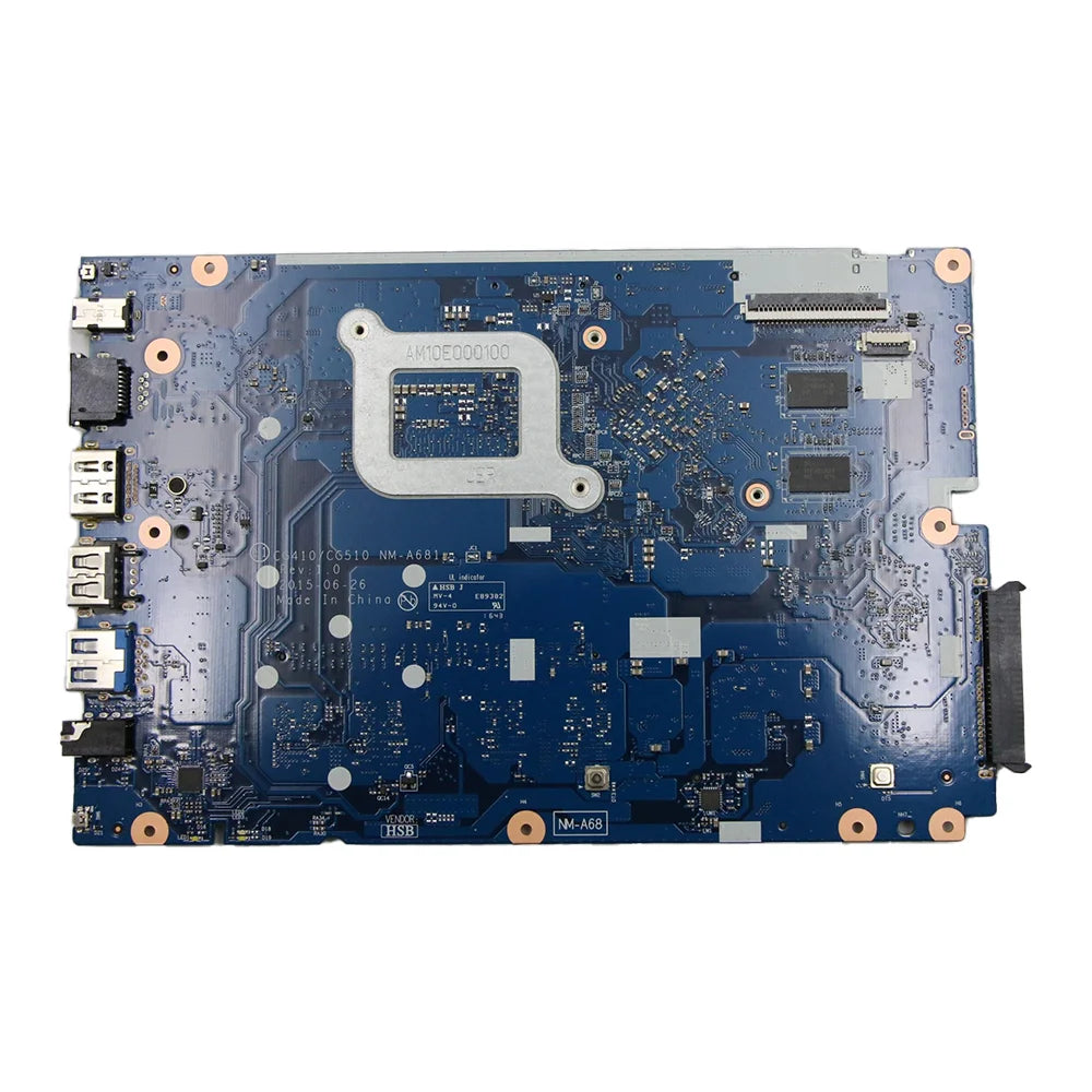 Laptop Motherboard For Lenovo ideapad 100-15IBD NM-A681 With CPU:3805 3205 I5 5200U GPU:V2G FRU:5B20K40889 Lenovo laptop repair parts