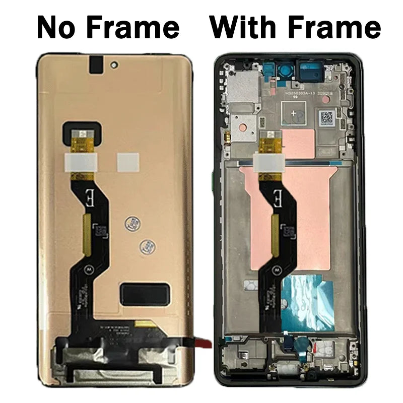6.67'' AMOLED for Motorola Edge 60 LCD Display Touch Screen Digitizer Assembly for Moto Edge60 XT2505-1 XT2505-4 Display Frame Motorola phone repair parts