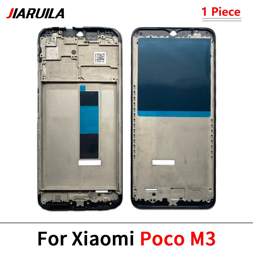 New Front Housing LCD Frame Screen Bezel Holder For Xiaomi Poco F3 F4 X3 GT M3 M4 M5s X5 X6 Pro 4G 5G Xiaomi  Xiao mi phone repair parts
