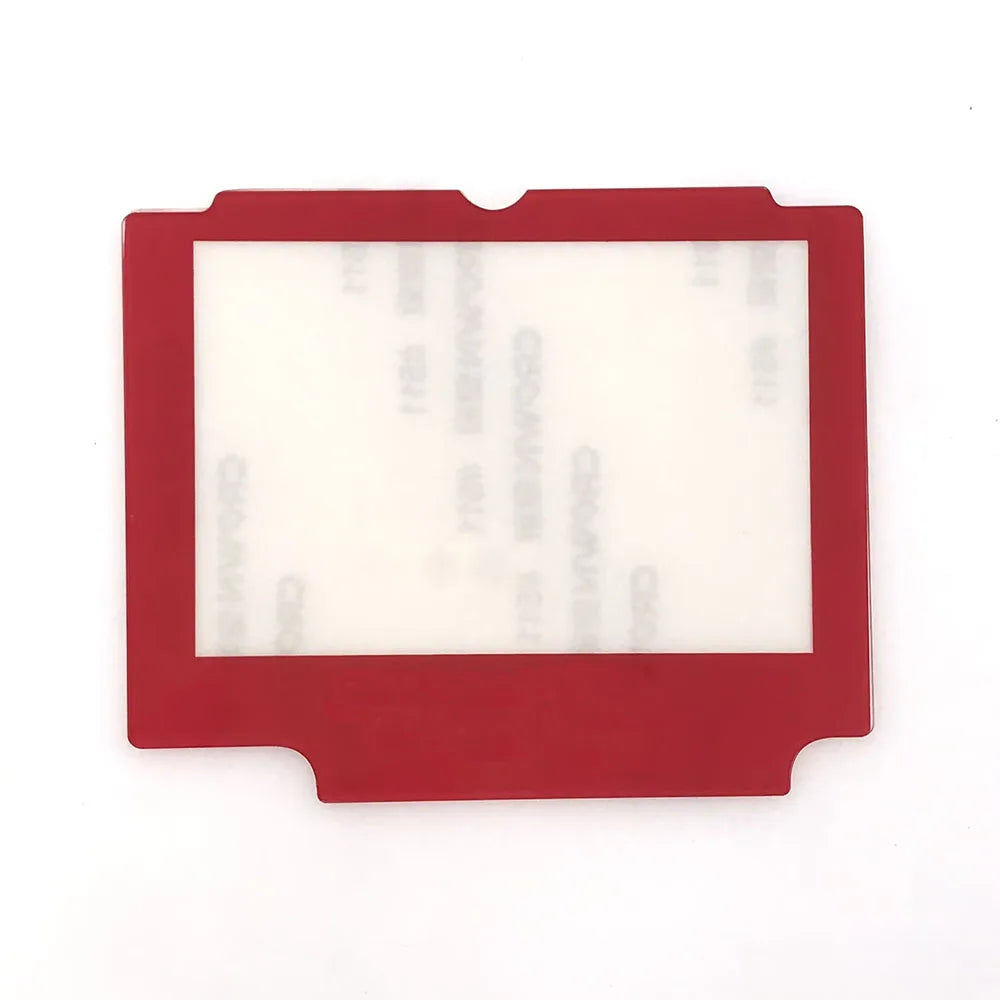 1-5set Plastic/Glass Screen Lens For GBA SP Lcd Cover+Button Kit For Gameboy Advance SP Lens Protector With Back Sticker Game console repair parts
