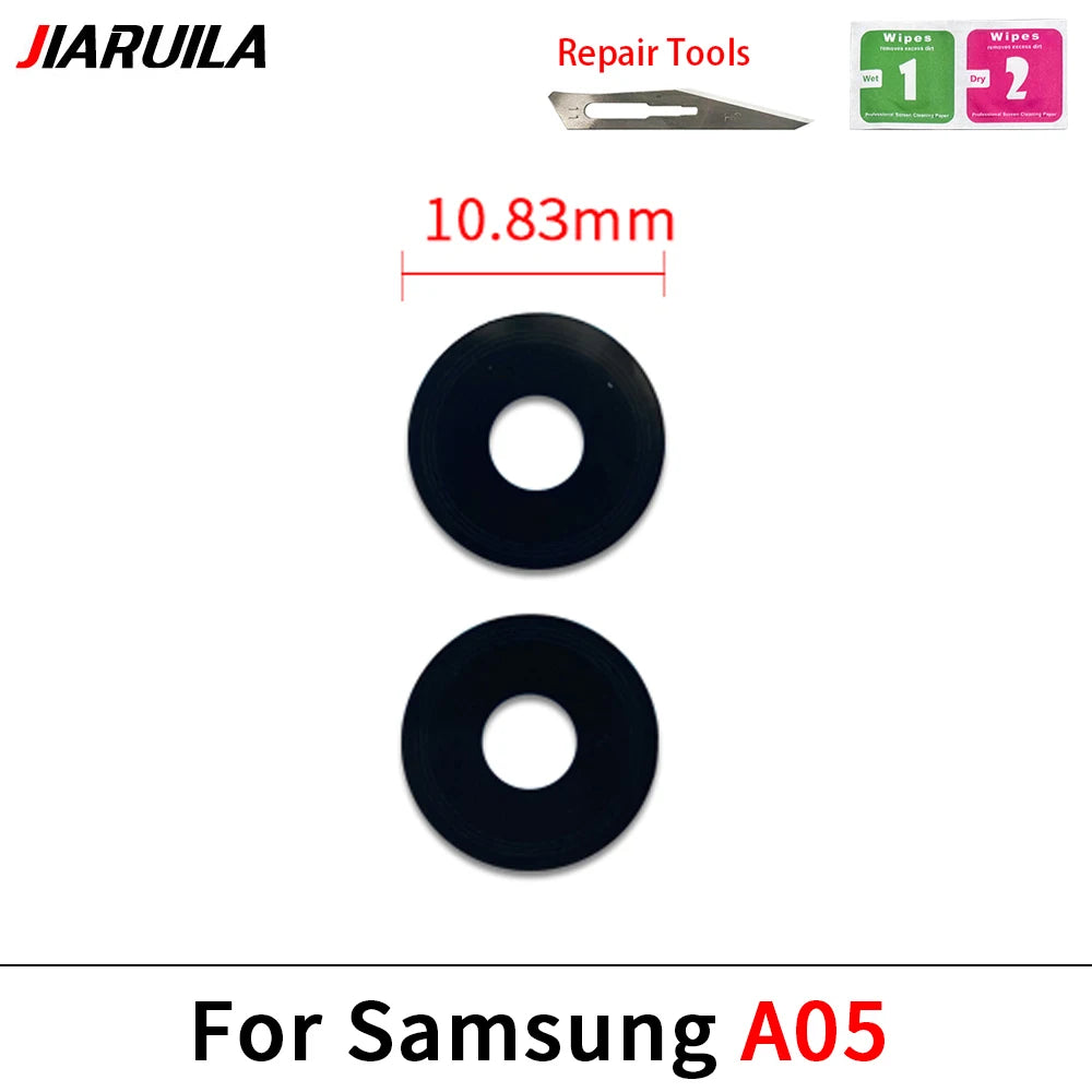 10Pcs, Back Camera Rear Camera Lens Glass With Sticker For Samsung A04 A04s A04e A14 A24 A34 A54 A05 A05s A15 A25 A35 A55 4G 5G