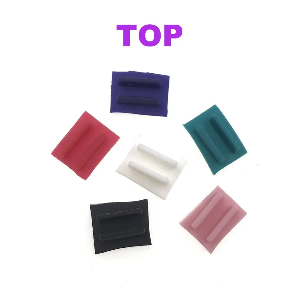 1-5-10sets Replacement For 3DS Console Upper Top LCD Screen Front Rubber Feet Cover Lower Button Back Cover Rubber Game console repair parts
