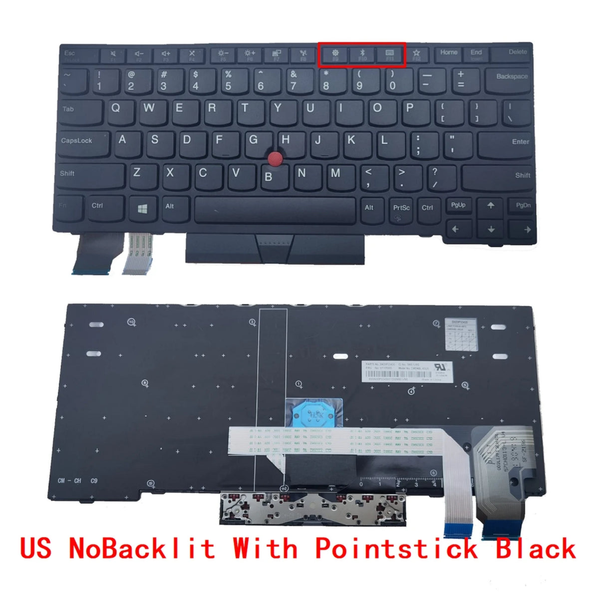 US Russian Spanish Latin Backlit Keyboard For Lenovo Thinkpad X280 A285 X395 X390 /L13 gen 1 L13 Yoga gen 1/X13 Gen 1/L13 gen 2 Lenovo laptop repair parts