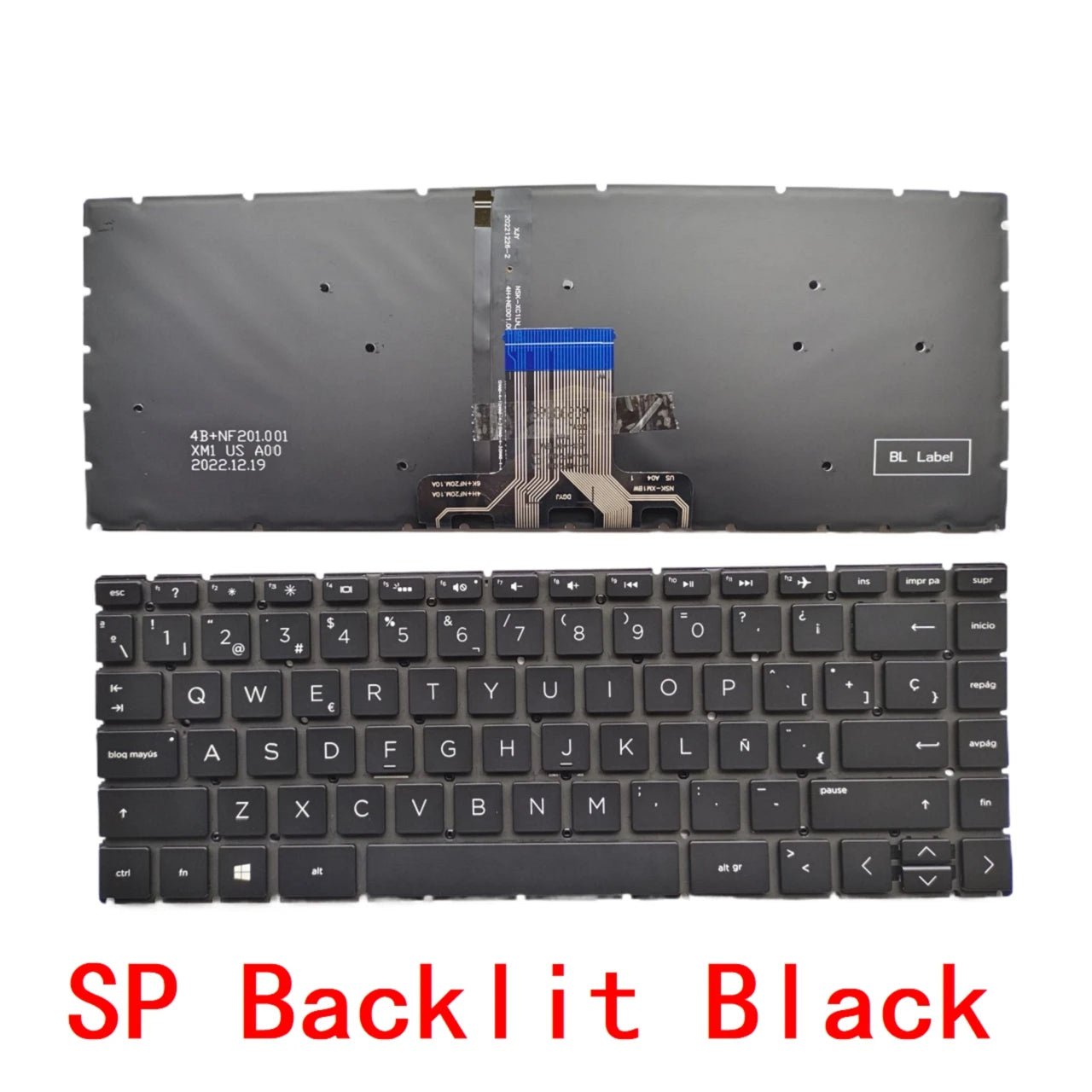 SP LA AR BR PT TW Backlit Keyboard For HP Pavilion X360 14-CD 14-CE 14-CM 14-DA 14-DK 14-CK 14-CC 14M-CD 14-DQ 14T-CD  HP laptop repair parts