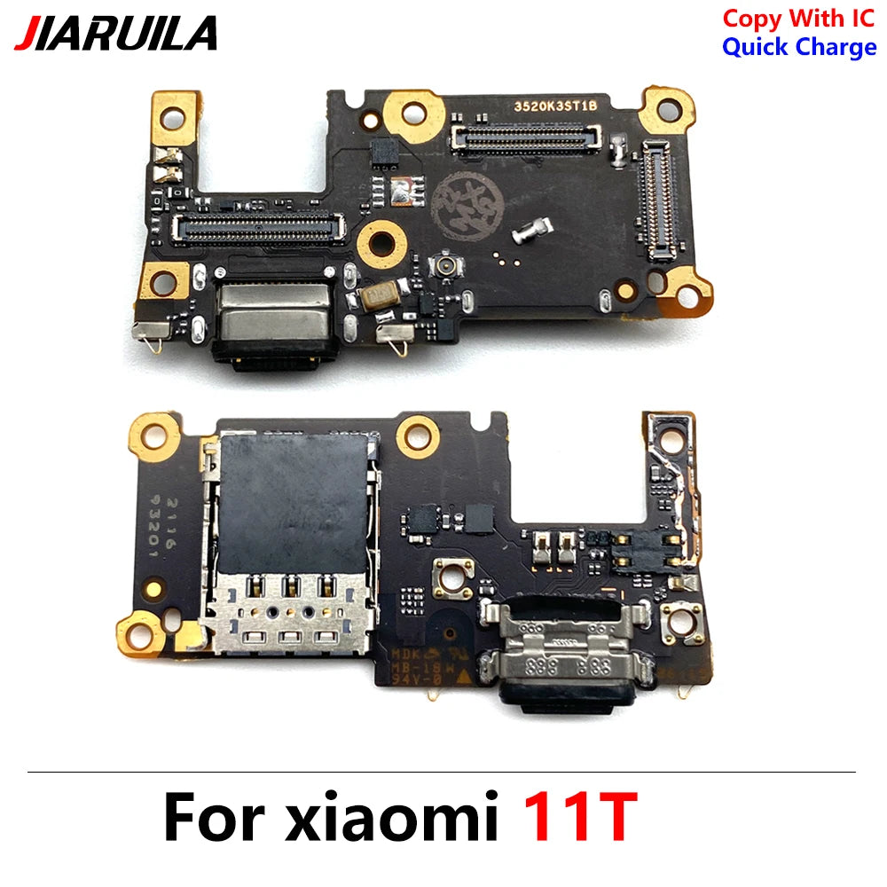 10Pcs,Dock Connector USB Charger Charging Port Flex Cable Board For Xiaomi Mi 9T 10 10T 11 11T 12 12T 13 13T Lite Pro A1 A2 Lite  Xiaomi  Xiao mi phone repair parts