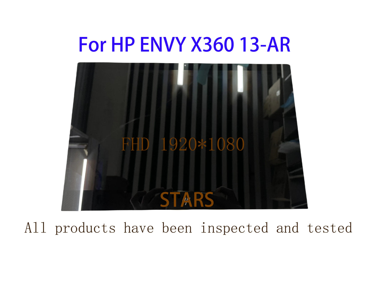 13.3 inch  For HP ENVY X360 13-AR Laptop LCD Touch Screen Assembly 1920*1080 B133HAN05  M133NVF3 R2 HP laptop repair parts