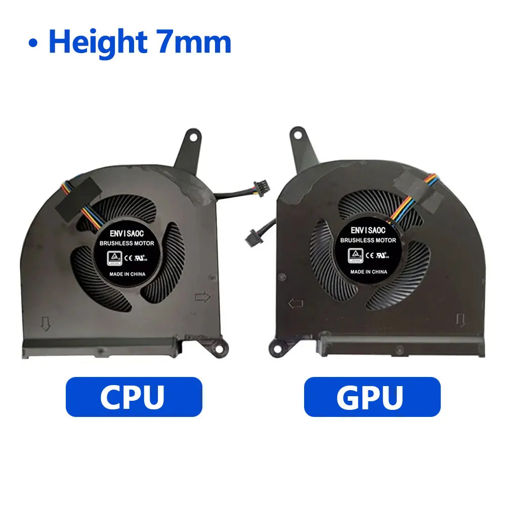 7MM For Gigabyte Aorus 15G 15P 17G 17P KB XC XA XB XD RX7G RX5G RP77 RP75 AERO 17 15 OLED Laptop Cooler CPU GPU Cooling Fan Gigabyte laptop repair parts