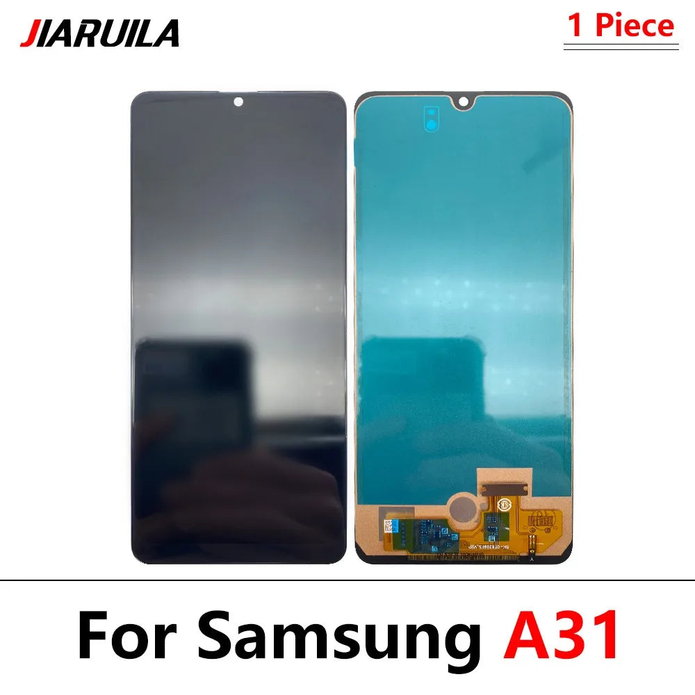 5Pcs, New LCD Display With frame Touch Digitizer Assembly For Samsung A31 A51 A20 A30 A30s Screen Replacement Samsung phone repair parts