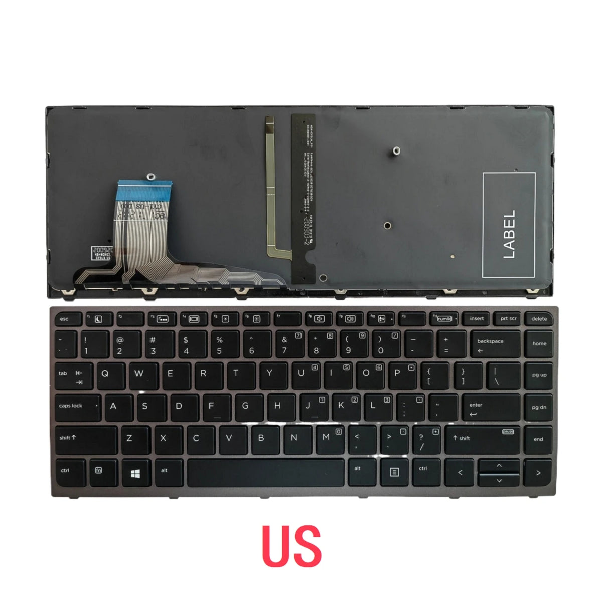 New US Russian Spanish Arab Brazil Language  Backlit Keyboard For HP ZBook Studio 15.6" G3 G4 Mobile Workstation (Not  HP laptop repair parts
