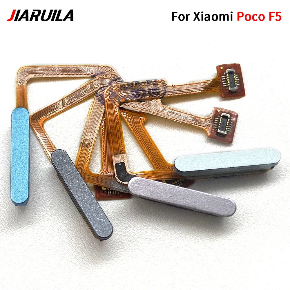 New Fingerprint Flex Cable For Xiaomi Mi Poco F3 F4 GT F5 5G Home Menu Button Key Flex Cable Replacement Parts Xiaomi  Xiao mi phone repair parts