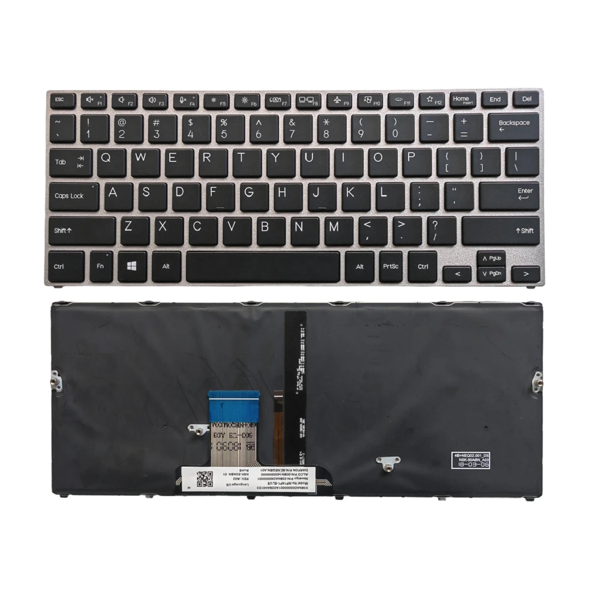 New US Language  Backlit Keyboard For AVITA AVITA NEXSTGO NX101 NP14N1 Notebook PC Replacement Keyboard
