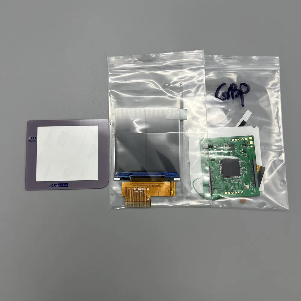 New GBP LCD Screen. Easy to Install 2.6 "Original Size IPS High Brightness LCD Screen is Suitable for Nintendo Gameboy Pocket Game console repair parts