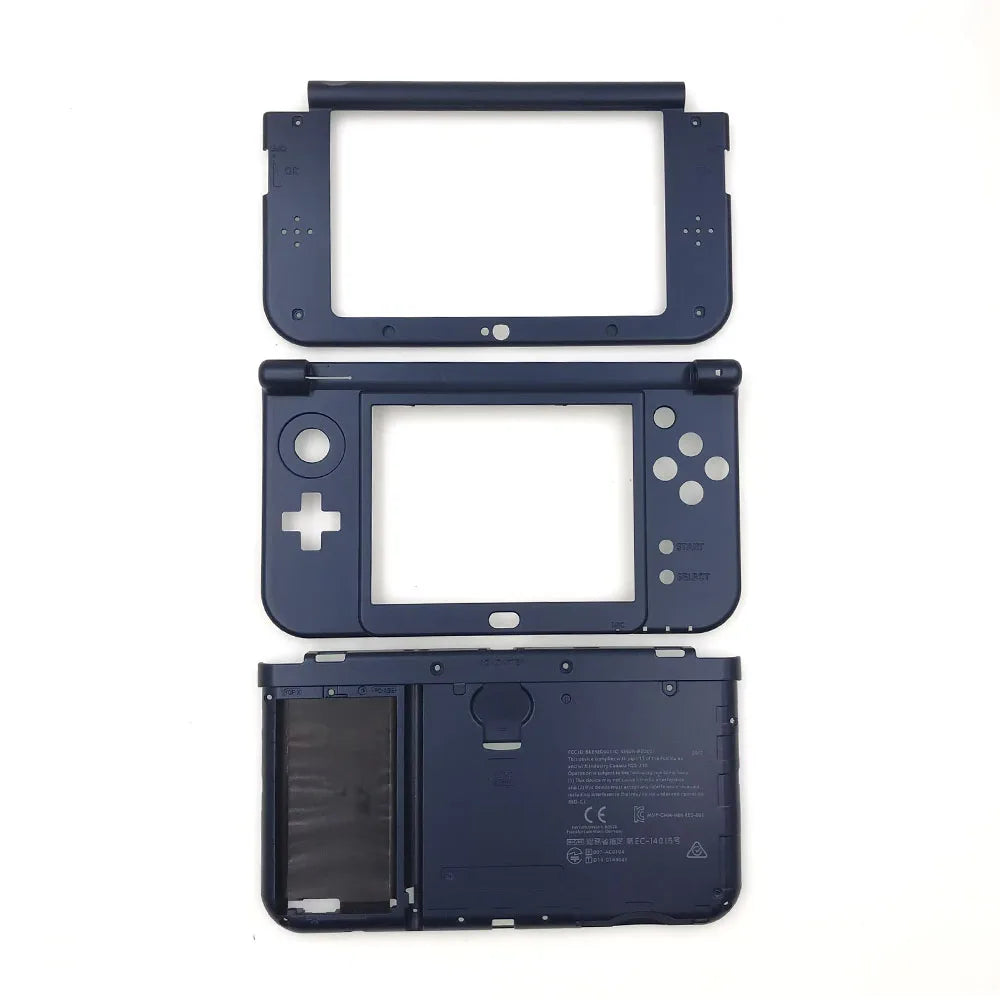 Replace BCD Cover For New 3DS XL LL Top Upper Screen Frame Bottom Middle Shell Battery Cover Housing Shell Game console repair parts