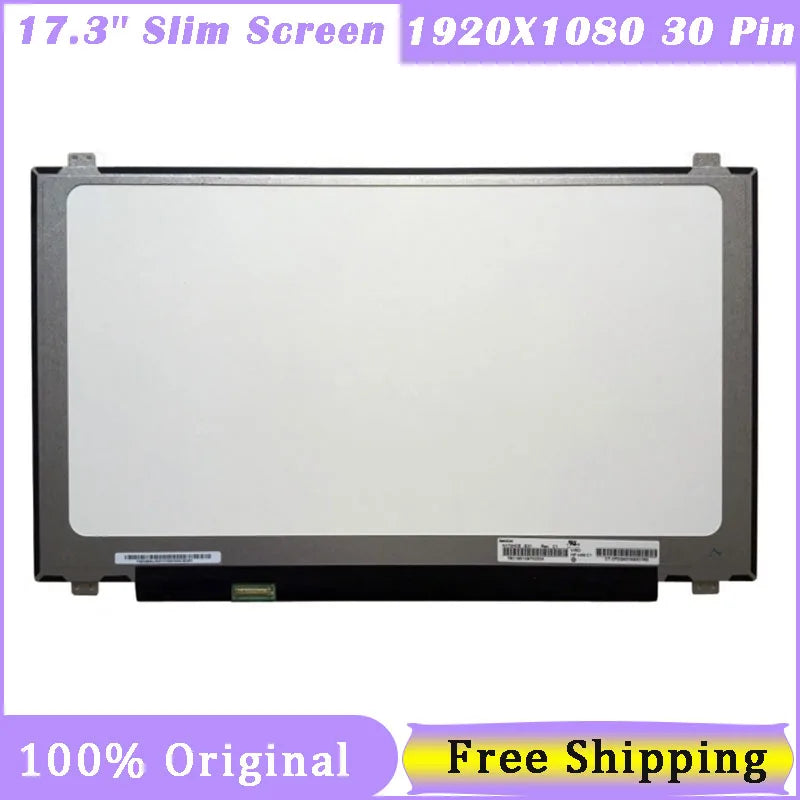 17.3 Inch Slim 30 Pin Laptop Screen N173HCE-E31 LP173WF4-SPF1/F2/F3/F4/F5 LP173WF4-SPB1 B173HAN01.0 1920*1080 FHD IPS 30 Pin