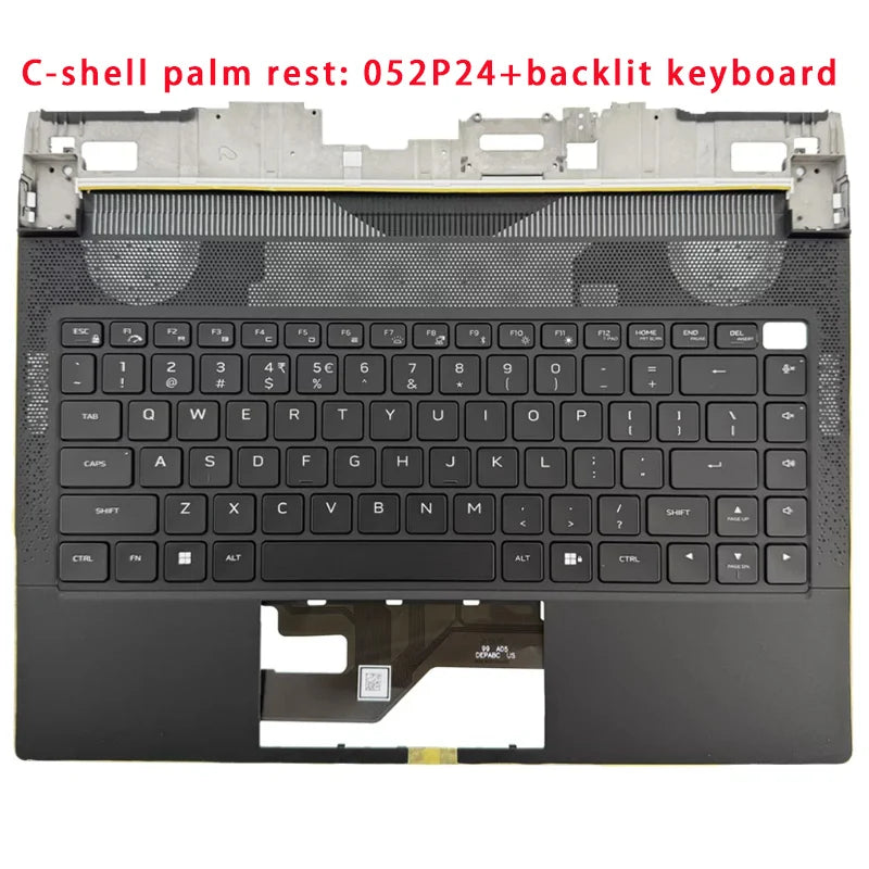 Cover case for Dell Alienware X14 R1 X14 R2 laptops, LCD screen top cover screen frame palm rest bottom shell air outlet hinge keyboard  Dell Laptop repair parts
